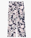 Pantalon viscose large fleuri femme grande taille